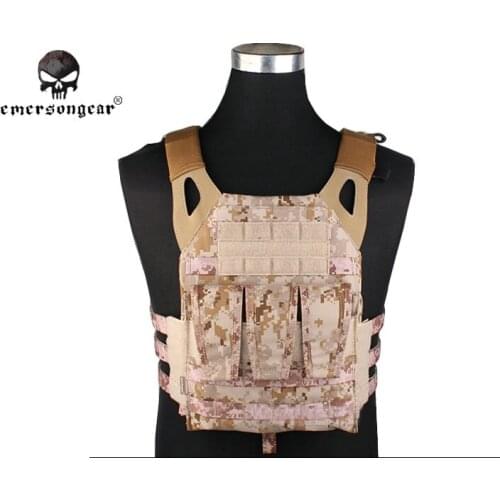 EMERSON JPC N Jump Plate Carrier Tactical Airsoft Combat Vest with 3 pouch AOR1 EM7355A