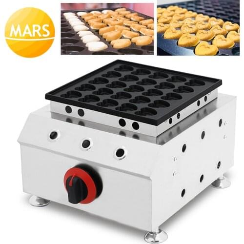 MARS 25 Holes Gas Dutch Poffertjes Mini Pancakes Maker Machine,Mini Poffertjes Grill