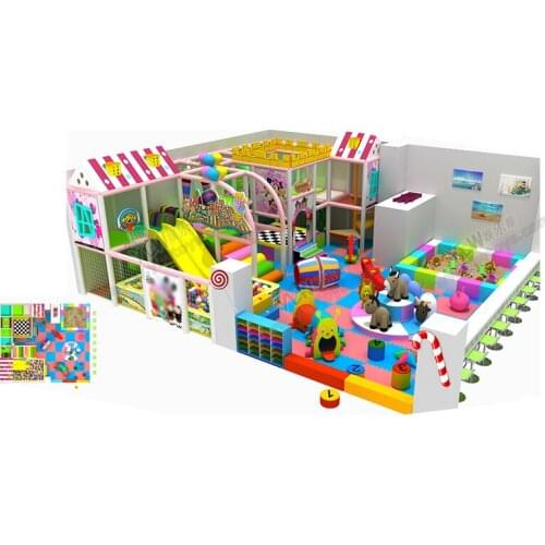 Competitive indoor playground park toys for kids childrens theme park candy series YLW-IN180731