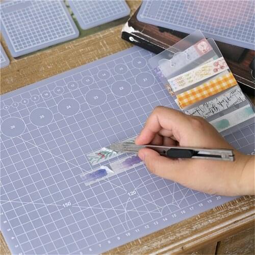 1PC Multi-Size Translucent PVC Cutting Mat Patchwork Cut Pad Tools Durable DIY Handmade Self-healing Cutting Mats for Sewing