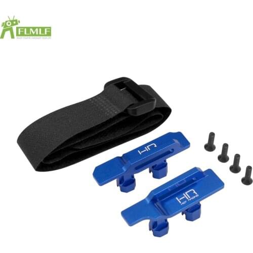 Small X Aluminum Alloy Battery Holder with Battery Strap for HR Traxxas 1/10 Maxx