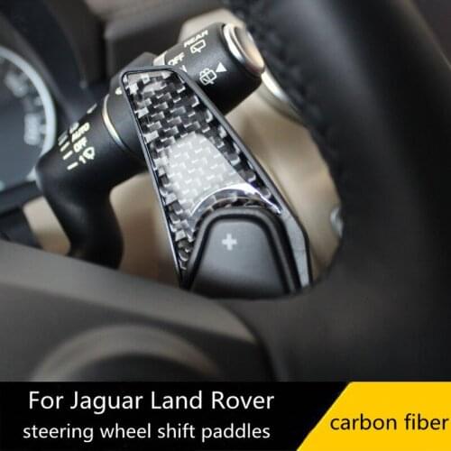 Car Interior Mouldings Steering Wheel Shift Paddles For Jaguar Land Rover XF XJ XJL Discovery Generation 4 Range Rover Evoque