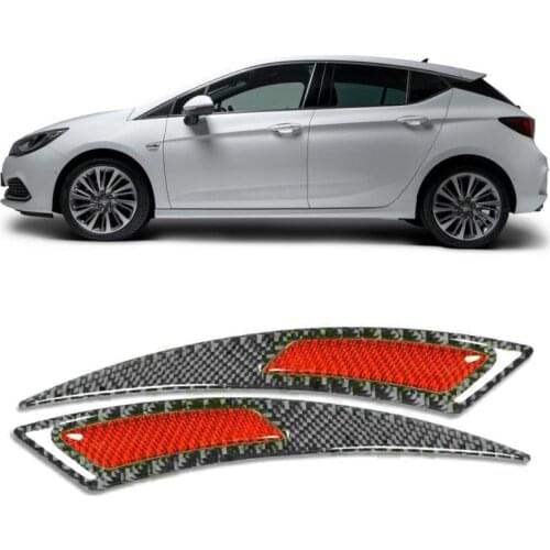 Carbon Fiber Wheel Eyebrow Sticker For Opel astra h j g mokka insignia vectra a b c vivaro adam Agila A B ampera antara astra k