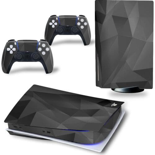 Geometry PS5 Standard Disc Edition Skin Sticker Decal Cover for PlayStation 5 Console & Controller PS5 Skin Sticker Vinyl