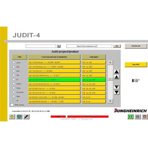 Newest 2021year Jungheinrich Forklift Judit 4.36 diagnostic program with license