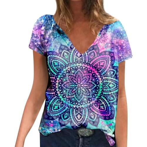 S-5xl Plus Size Women Tshirts Casual Vintage 3d Printed Tee Shirt Oversize Femme Short Sleeve Tops Mujer Tee Tops Loose Tshirts