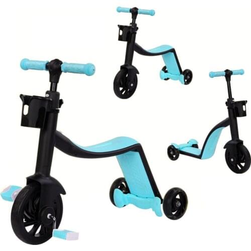 Childrens Scooter 3 In 1 Multifunctional Balance Car Tricycle Baby Walker Ride on Cars for Children Kids Ride on Play Scooter