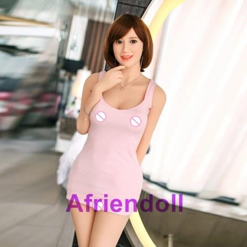 Asian face 165cm sex doll, latex material, metal skeleton, plump breasts, delicate facial features, thin figure, mens sex toys