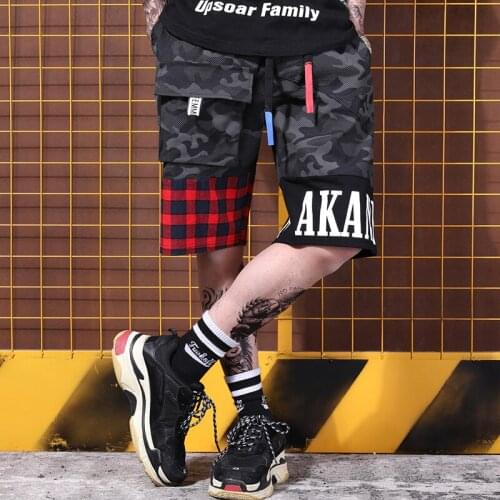New Summer Camouflage Shorts Men Fashion Casual Cotton Jeans Slim Fit Knee Length Street Shorts Hip Hop Clothing