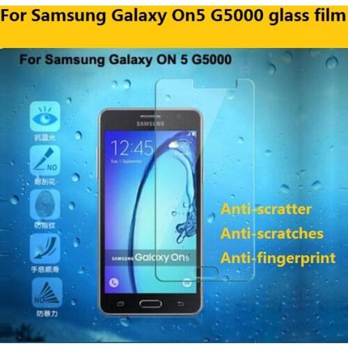 ShuiCaoRen HOT Original 9H Tempered Glass Protective Film Explosion-proof Screen Protector for Samsung Galaxy On5 G5000 G5500