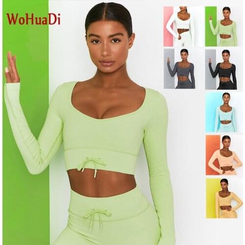Wohuadi Yoga Tops
