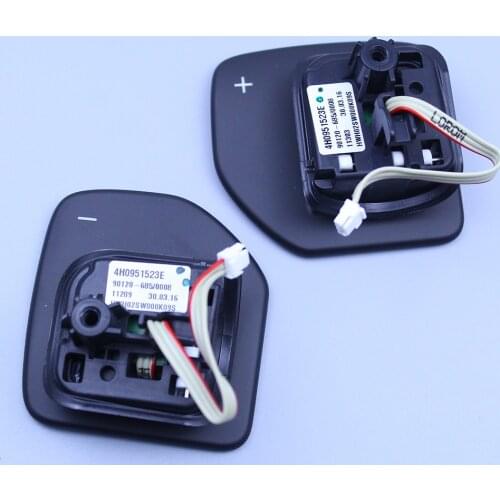 Steering Wheel Manual and Automatic Integral Shifting Paddle 1 pair For A1 A4 A5 A6 A8 Q7 4H0951523E 4H0951523F