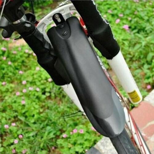 2 PCS Swallow Tail MTB Parts Bicycle Mudguard Wings Bike Fenders Front Rear QW