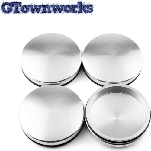 4pcs 60mm 58mm For #670025694 Car Wheel Center Hubcaps Hood Cover Silver Metal Material Auto Accessories