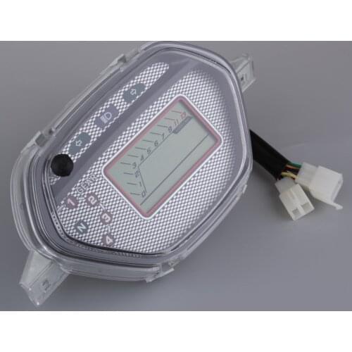 7 Colors Backlight LCD Speedometer Odometer Tachometer for Honda CD110