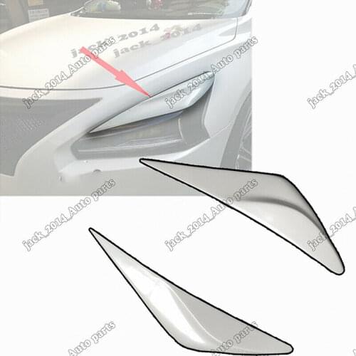 Auto Accessory Exterior decoration Trim Exterior white Front Headlight Brows Refit Fit for Nissan TEANA 2013 2014 2015