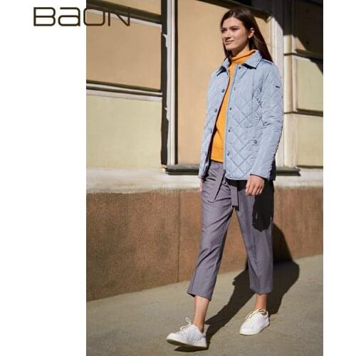 BAON Women's Cropped Trousers