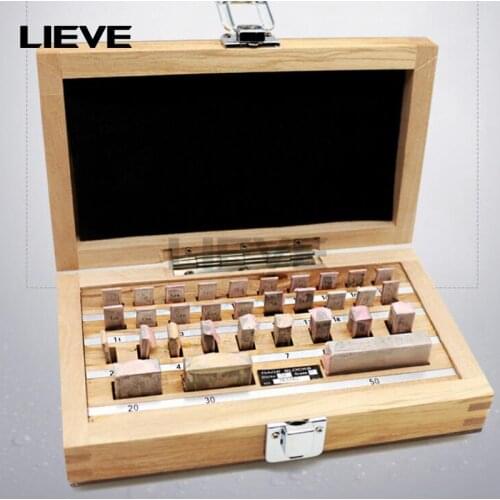 Block Gauge 32Pcs/Set 1 grade 0 grade Caliper Metric Block gauge Inspection Block Gauge Measurement Instruments