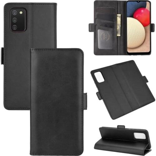 Case For Samsung Galaxy A02S Leather Wallet Flip Cover Vintage Magnet Phone Case For Samsung A02S Coque