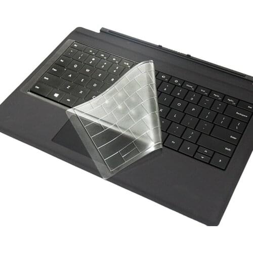 For Microsoft Surface Pro 3 12.3'' Surface Pro 3 Laptop Keyboard Skin Clear Silicone Keyboard Protective Film Skin