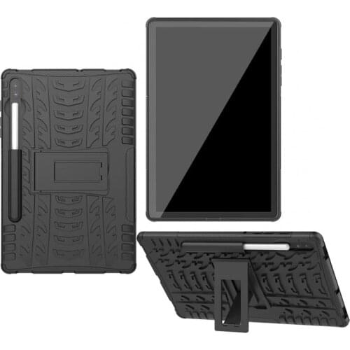 Hybrid Stand Case For Samsung Galaxy Tab S6 10.5 2019 T860 T865 Armor Hard PC+Soft TPU Back Cover