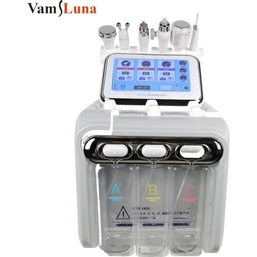 Hydrogen Oxygen Small Bubble Machine, 6 in 1 Hydro Dermabrasion Clean Facial Skin Care Water Jet Peel Machine For Beauty Salon