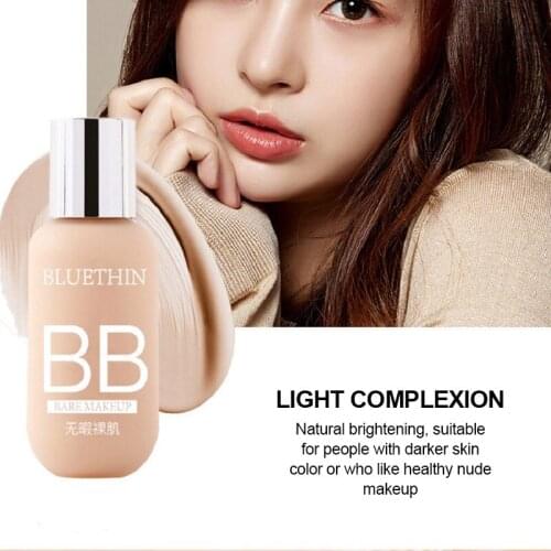 50ml Matte Makeup Foundation Cream Oil Control Concealer Invisible Pore Light Oil-Free Makeup Base Foundation Cosmetic TSLM2