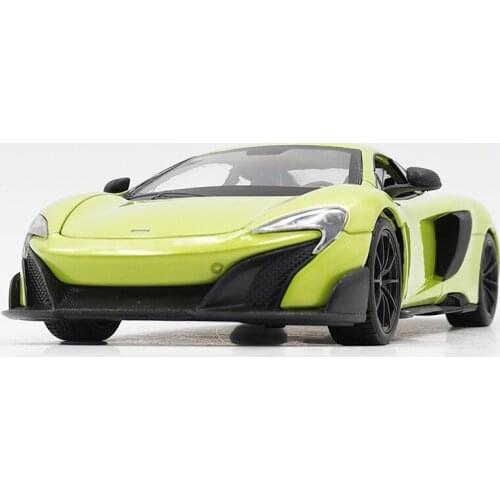 WELLY 1:24 Scale McLaren 675LT Alloy Car Model Diecast Metal Simulation Vehicle Toy Adult Children Collection Ornaments