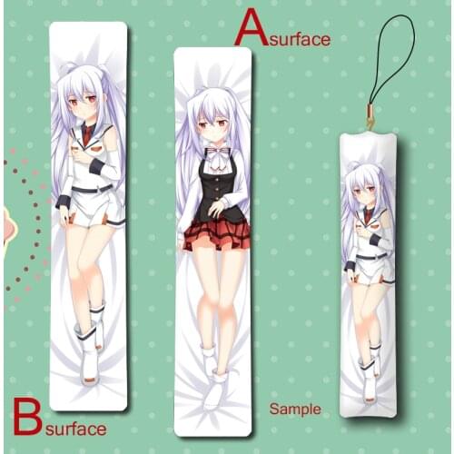 PLASTIC MEMORIES Isla Cute Anime Mini Dakimakura Keychain Pillow Hanging Ornament Phone Strap Gift