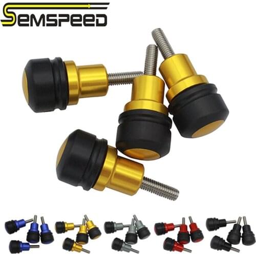 SEMSPEED N-MAX 155 125 Motorcycle M6 Front Fork Protector Frame Slider Screw Bolts 6mm Screws For NMAX155 150 125 2015-2019 2020