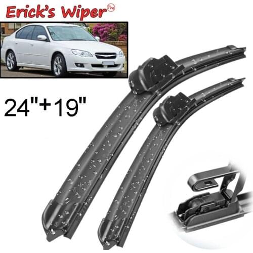 Ericks Wiper Front Wiper Blades For Subaru Legacy BL BP 2003 - 2009 Windshield Windscreen Front Window 24"+19"