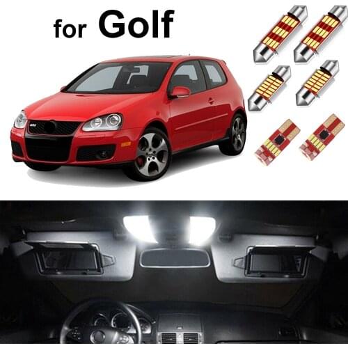 Canbus Led Interior Light Kit For VW For Golf GTI 4 5 6 7 MK4 MK5 MK6 MK7 1999-2018 Dome Map Trunk Lamp Top Quality