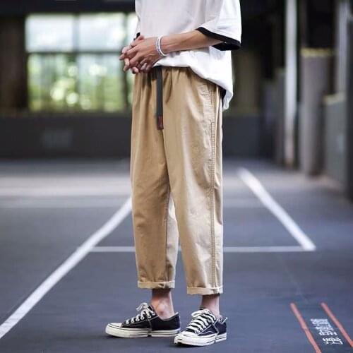 TiLeewon Men's Cropped Trousers