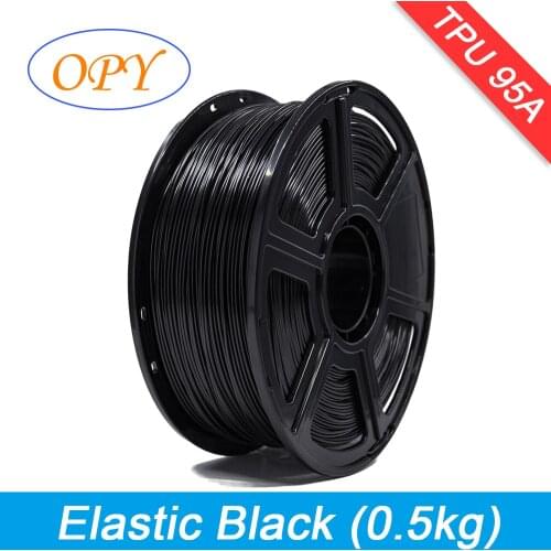 Tpu Filament 1Kg Plastic Elastic 1.75Mm 0.5Kg 10M 100G Sample 3D Printer Material Nature Black Red Green Blue Yellow Color