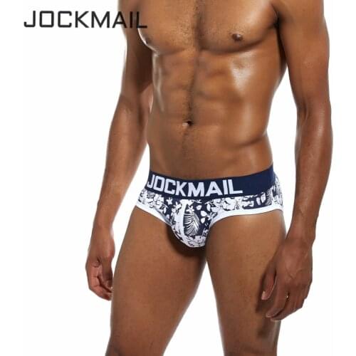 JOCKMAIL Brand Underwear Men Male Sexy Briefs Panties Cotton Fabric slip homme Men Underwear Briefs Man Underpants Gay Underwear