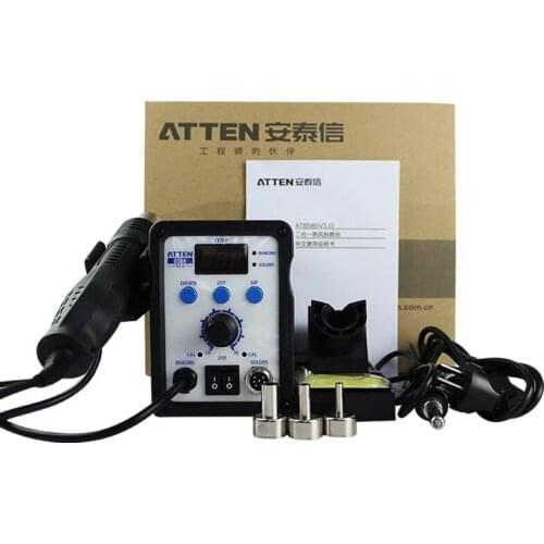 TTEN AT8586 2-in-1 Hot Air Soldering Station SMD Hot air rework station Digital Display