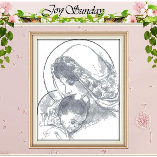 Mother and Baby Patterns Counted Cross Stitch 11CT 14CT Cross Stitch Sets Chinese Cross-stitch Kits Embroidery Needlework
