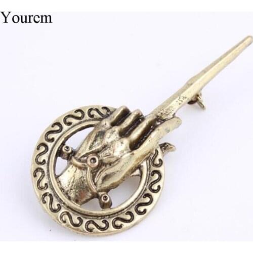 YOUREM vintage Song of Ice and Fire Brooch Badge Brooches Movie Jewelry Lapel Inspired Authentic Prop Pins Badge fj262
