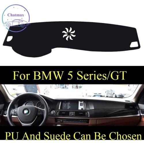 Customize For BMW 5 Series/GT 2004-2020 G30 F10 Dashboard Console Cover PU Leather Suede Protector Sunshield Pad