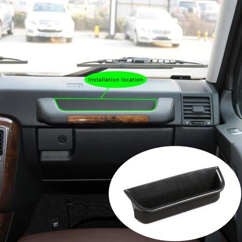 1pcs ABS Copilot Storage Box G350 G400 G500 G500 G55 G63 G65 G800 for Mercedes Benz G Class w463 2004-2018 Models Accessories