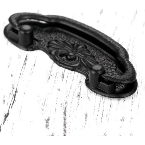 1pc Pull Handle 75*30mm Antique Cabinet Knobs and Handles Kitchen Drawer Cupboard Pull Door