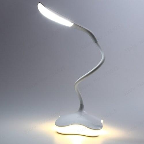 14 LED Bulbs Table Lamps Night Lights USB 3 Level Dimmable Desk Light Bedside Lamp Auto Sensor lamparas de mesa Projector Lamps