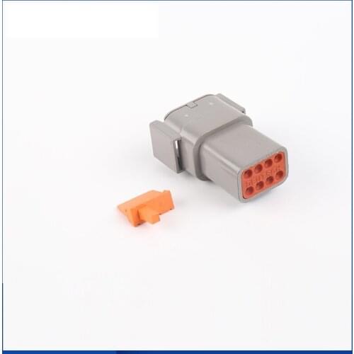 20 Sets 8Pin Wire Connector Gray Waterproof Female Male Auto Plug DTM04-8P