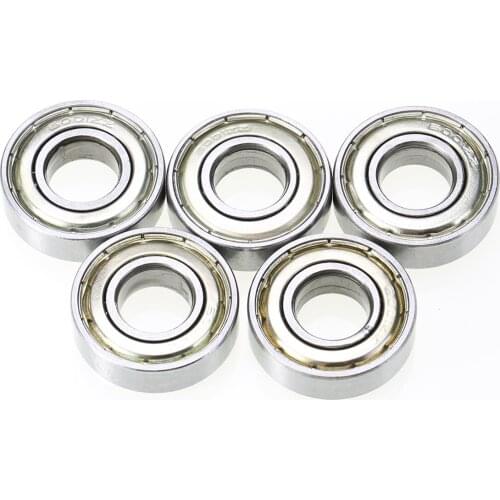 5Pieces 6001ZZ Ball Bearing Shielded Deep Groove Radial Ball Bearing 12mm * 28mm * 8mm For Electric Motors Wheel Bearings Mayitr