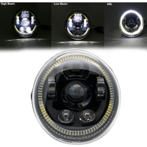 60W Motorcycle V Rod Led Lights For VROD Motorcycle LED Headlight for V Rod VRSCF VRSC VRSCR 2002-2017