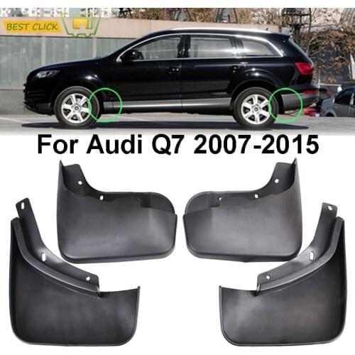 Car Mud Flaps For Audi Q7 2005 - 2012 2013 2014 2015 Mudflaps Splash Guards Mud Flap Mudguards Fender Front Rear Accessories