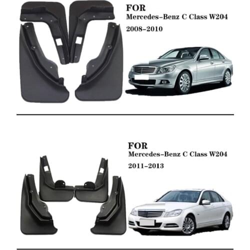 Mudflaps for Mercedes Benz C W204 2008-2013 Fender Mud Guard Splash Flap Mudguards Accessories