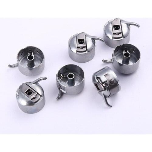 Sewing Machine Silver Metal Bobbin Case For Brother Janome Elna Bernina Singer Sewing Machine Accessorries