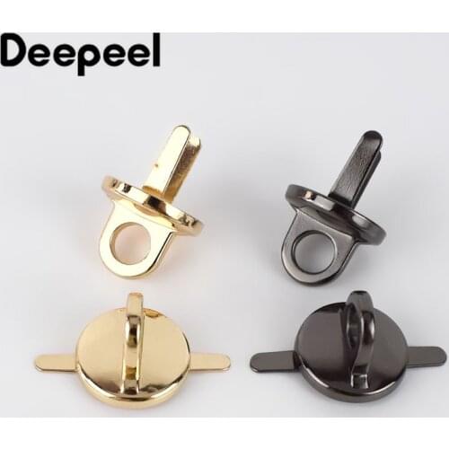 Deepeel 10pcs Bag Hanging Hook 6x15mm Handbag Side Buckles for Luggage Leather Accessories Clothing Hardware Decoration BF282