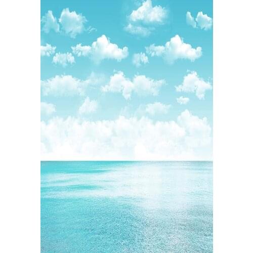 Scenery white cloud photo background vinyl fotografia sky funds kids photography backdrops for photo studio accessories lv-2127